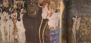 Gustav Klimt Beethoven Frieze (mk20) oil on canvas